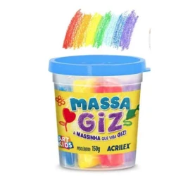 Massinha de Modelar Soft c/6 Cores Acrilex