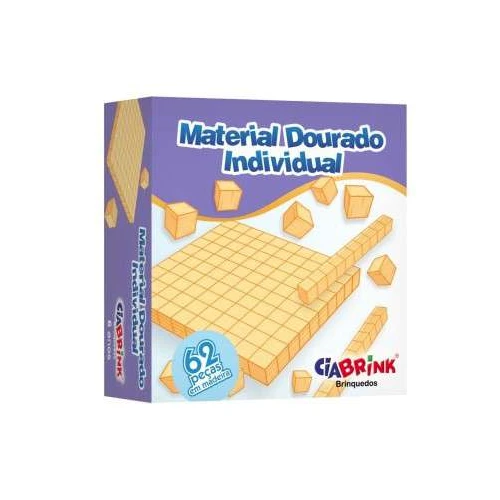 Material Dourado 62 peças  Cia Brink