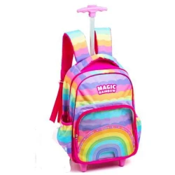 Mochila Com Roda KIT Magic Raimbow