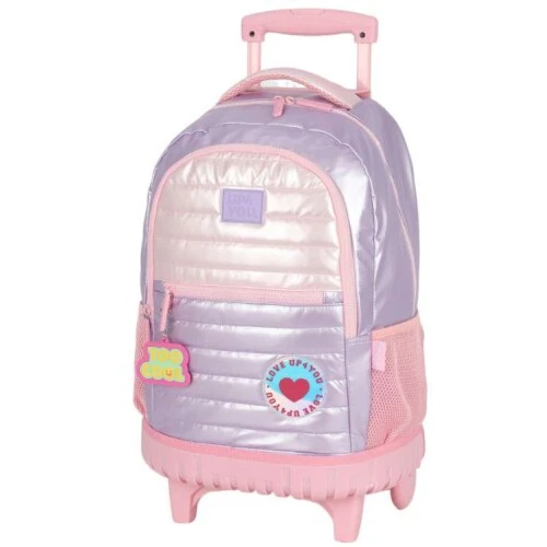 Mochila C/ Roda Luxcel UP4YOU Metalizada