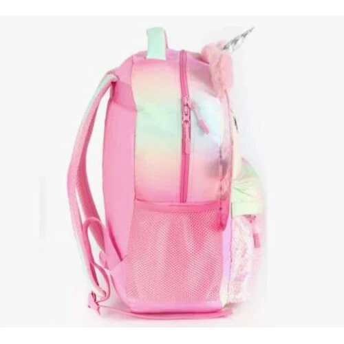 Mochila S/ Roda Unicornio Rosa com Asas - UP4YOU