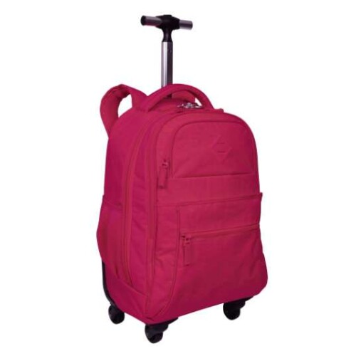 Mochila com Roda Rolling Crinckle Pink - Sestini Mochila com Roda Rolling Crinckle Pink - Sestini