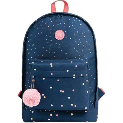 Mochila Academie Dots Azul G - Tilibra