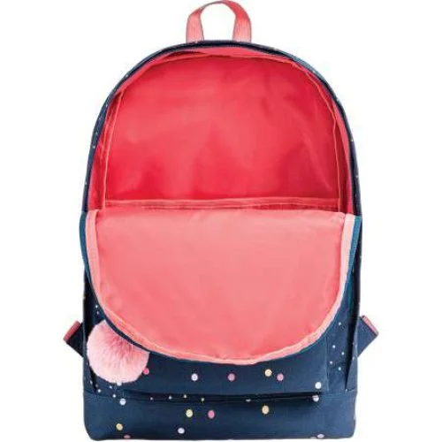 Mochila Academie Dots Azul G - Tilibra