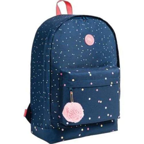 Mochila Academie Dots Azul G - Tilibra