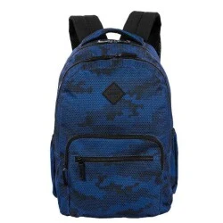 Mochila College Crinkle Boys Azul - Sestini