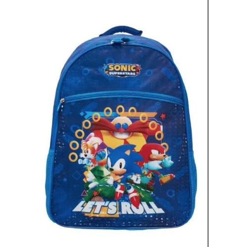 Mochila Escolar Sonic Azul - Pacific