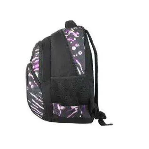 Mochila Feminina Preta Floral - Mormaii