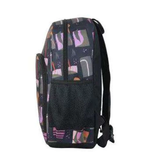 Mochila Feminina Preta Floral - Mormaii