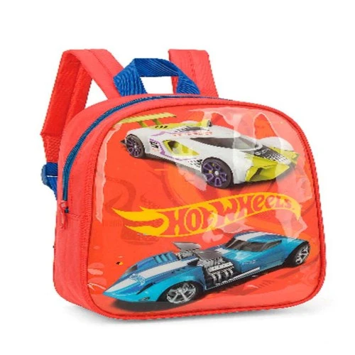 Mochila Hot Wheels Vermelha P - Luxcel