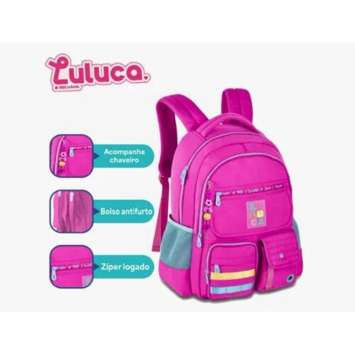 Mochila Luluca Pulseira Sortida - Clio Mochila Luluca Pulseira Sortida - Clio