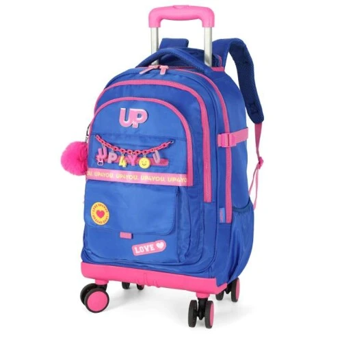 Mochila Luxcel com Roda UP4You Azul