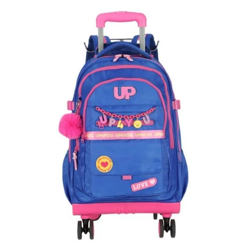 Mochila Luxcel com Roda UP4You Azul