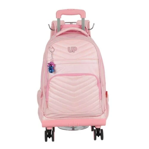 Mochila Luxcel com Roda UP4You Rosa