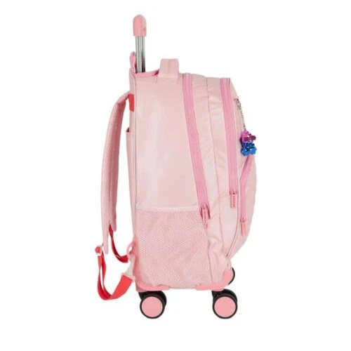 Mochila Luxcel com Roda UP4You Rosa