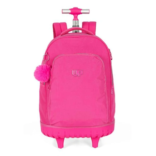 Mochila Luxcel com Roda UP4You Rosa