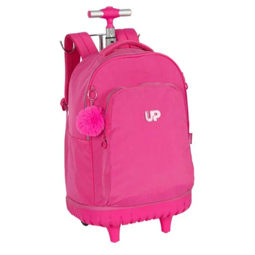 Mochila Luxcel com Roda UP4You Rosa