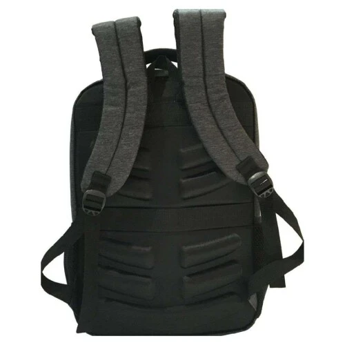 Mochila Premiun Cinza com Preto - Kit