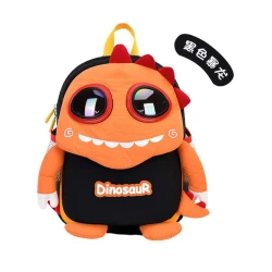 Mochila Sem Roda Infantil Baby Dinossauro Preto P - Olang