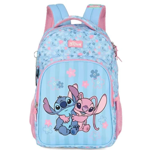 Mochila Sem Roda Luxcel Stitch Rosa G