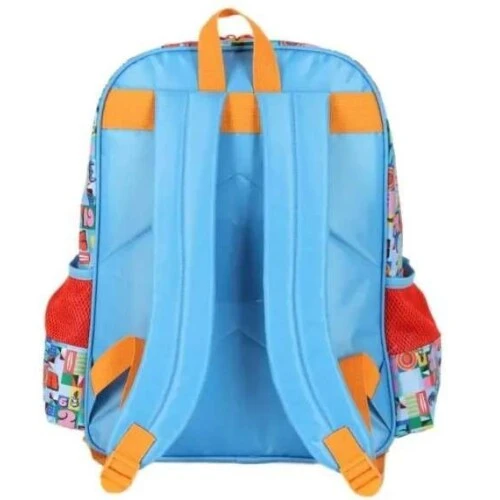 Mochila Sem Roda Luxcel Stitch azul