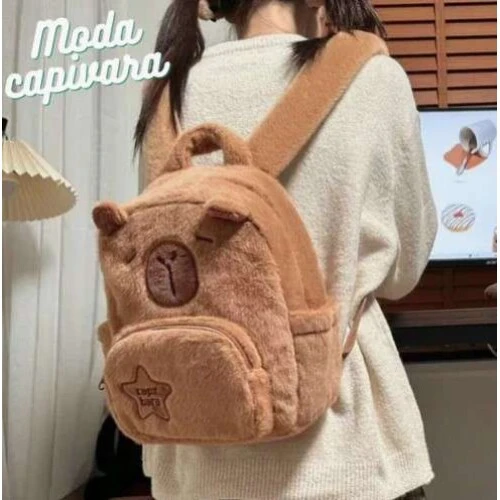 Mochila Sem Roda Pelucia Capivara P