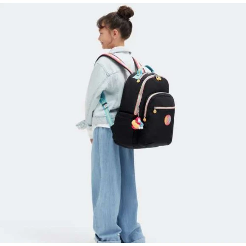 Mochila Seoul Galaxy Preta - Kipling Mochila Seoul Galaxy Preta - Kipling