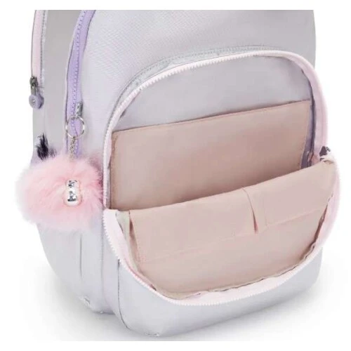 Mochila Seoul Metalic Prata XL - Kipling