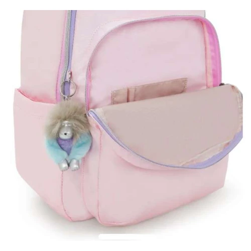 Mochila Seoul Sea Pink Rosa Claro - Kipling