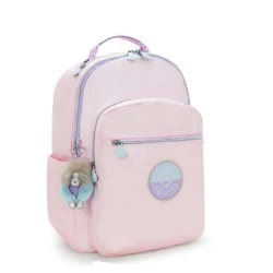 Mochila Seoul Sea Pink Rosa Claro - Kipling