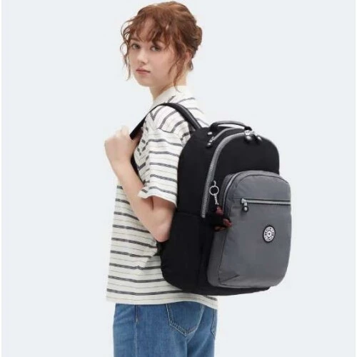 Mochila Seoul Space Preta - Kipling