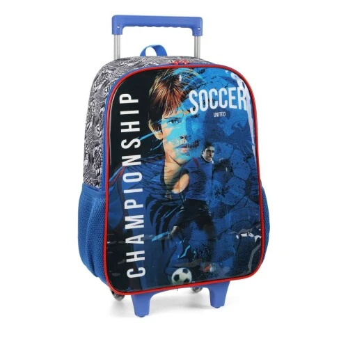 Mochila Soccer Azul - Luxcel