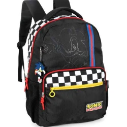 Mochila Sonic Preta - Luxcel