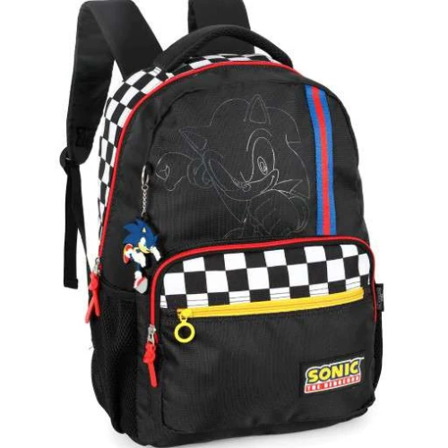 Mochila Sonic Preta - Luxcel