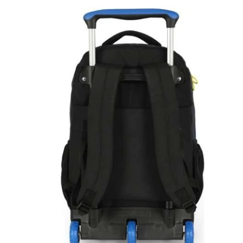 Mochila Sonic preta c/ Azul - Luxcel