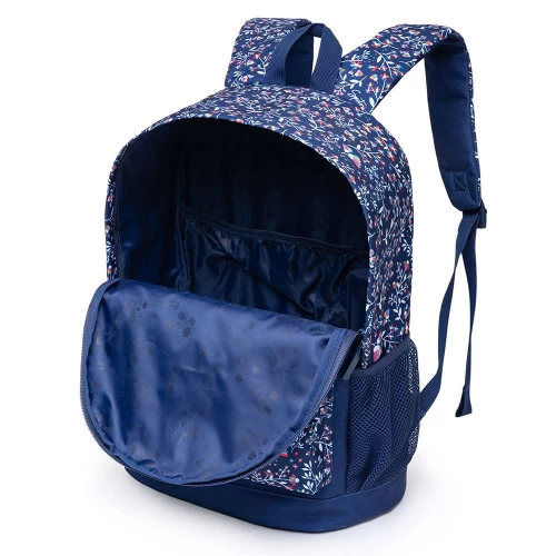 Mochila Spector Floral Azul - Nytron