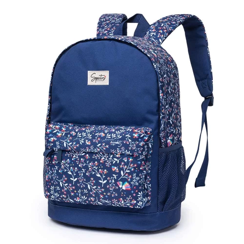 Mochila Spector Floral Azul - Nytron