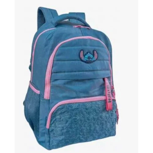 Mochila Stitch Azul P/ Laptop- Luxcel