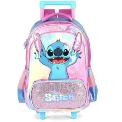 Mochila Stitch Azul com roda - Luxcel