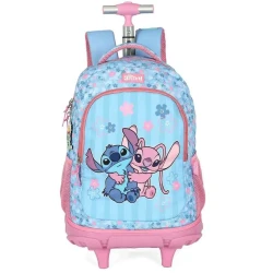 Mochila Stitch Azul com roda - Luxcel