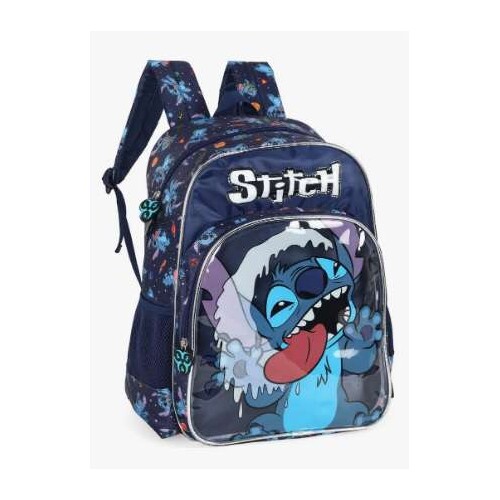 Mochila Stitch Azul sem Roda - Luxcel Mochila Stitch Azul sem Roda - Luxcel