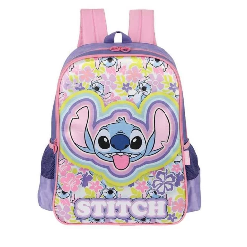 Mochila Stitch Lilás - Luxcel