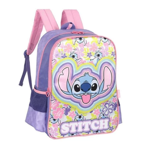 Mochila Stitch Lilás - Luxcel