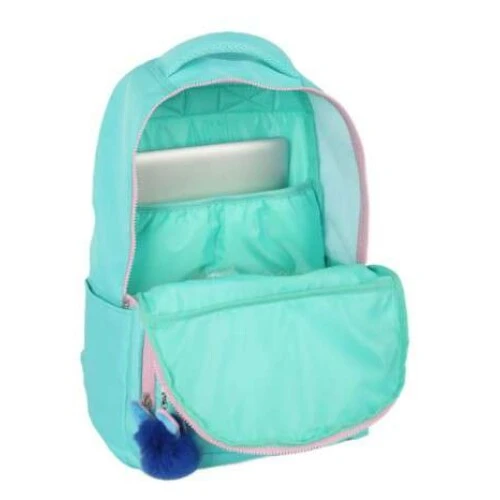 Mochila Sem Roda Stitch Turquesa P/ Laptop- Luxcel