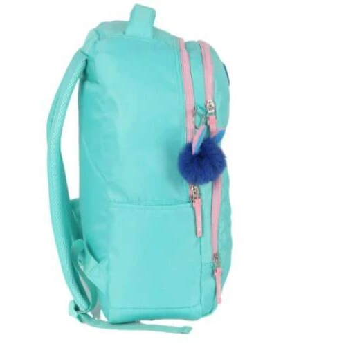 Mochila Sem Roda Stitch Turquesa P/ Laptop- Luxcel