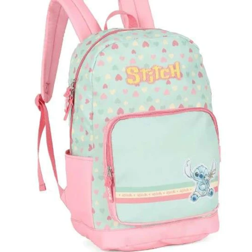 Mochila Stitch verde - Luxcel Mochila Stitch verde - Luxcel