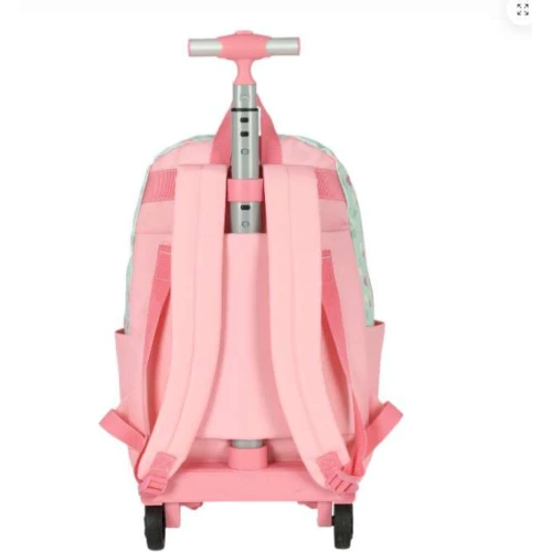 Mochila Stitch verde com roda - Luxcel Mochila Stitch verde com roda - Luxcel