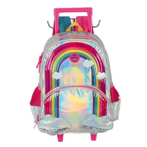 Mochila UP4YOU Prata Arco Iris - Luxcel