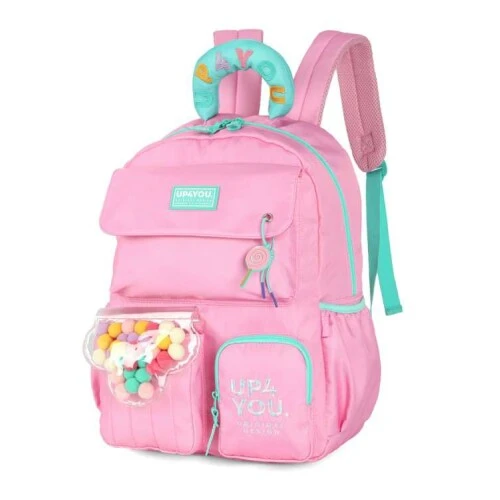 Mochila UP4YOU Rosa Pom Pom - Luxcel