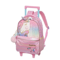 Mochila c/ Rodas Pack Me Unicórnio- Pacific